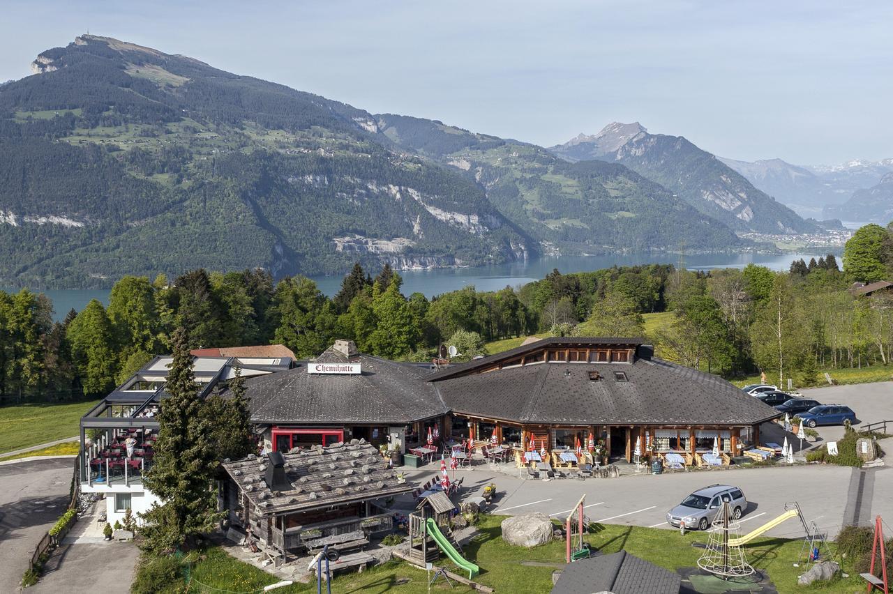 Отель Chemihuette Aeschi Bei Spiez Экстерьер фото