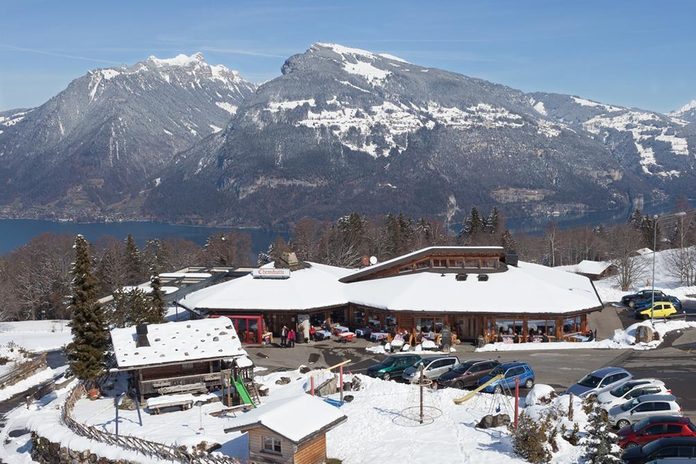 Отель Chemihuette Aeschi Bei Spiez Экстерьер фото